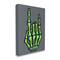 Stupell Industries Rock On Skeleton Hand Canvas Wall Art